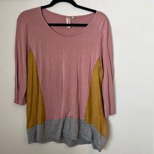 Colour blocked shirt